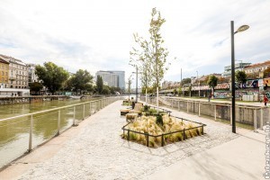Betonsivatagból úszó kerteket építettek Bécsben