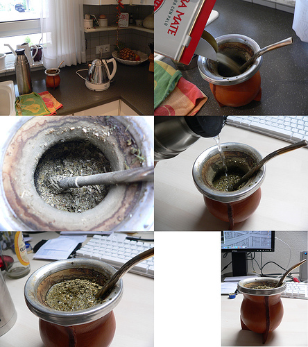 Mate tea készítése