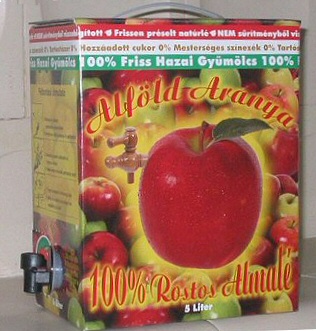 Ezt idd: natúr almalé családi kiszerelésben