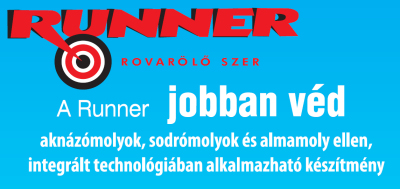 Runner, aknázómoly, sodrómoly, almamoly