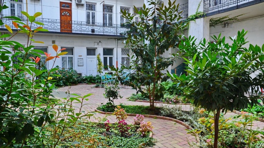 Urbán dzsungel - különleges kert egy százéves budapesti bérházban