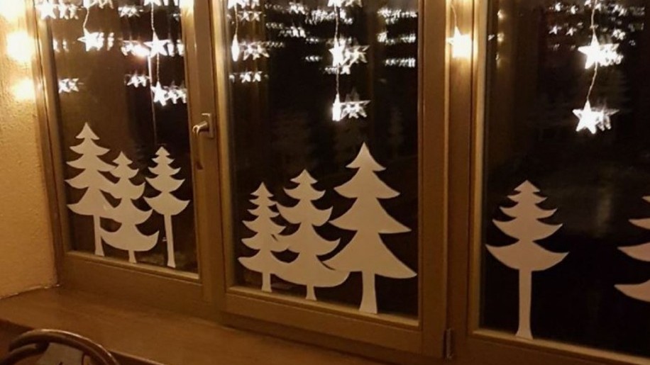 A legszebb 3 perces, filléres DIY karácsonyi ablakdíszek
