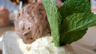 Mentolos-csokoládés-fagylalt