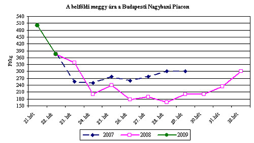 Meggy kilója: piacon 500, szedd magad 200