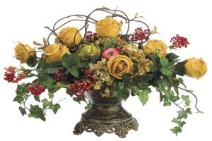 Hogyan készítsünk asztali csokrot selyemvirágokból?