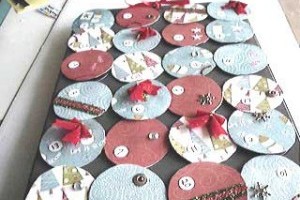 Adventi kalendárium hungarocellből