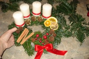 Adventi koszorú készítés - olvasónktól kaptuk!