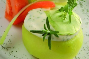 Karalábé márványsajttal töltve - piaci árak