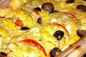 A sajtos-zöldséges burgonya receptje