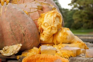 Kettős világrekord - a világ legnagyobb tökfaragása