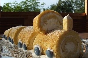 Így készül a citromos vonat-tekercs!