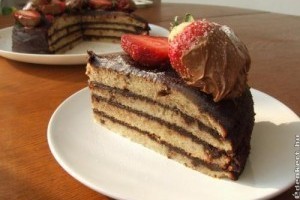 Kóstoljuk meg a banános csokitortát