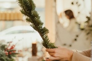 Nagyon last minute adventi koszorú készítése házilag