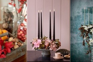 Lakberendezés mikulásvirággal, nem csak karácsonykor