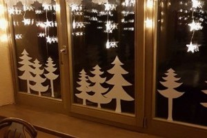 3 perces, filléres DIY karácsonyi ablakdíszek