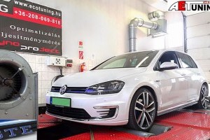 Golf GTE Plug-In Hybrid chiptuning előtt és után