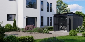 A Hörmann Juno eszköztároló ház termékcsaládja nemcsak praktikus, de ez lesz kertünk új dísze is