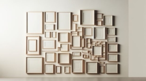 Fotófal készítése különböző keretekkel