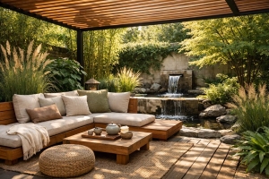 Hogyan árnyékold a kerti pihenőszigetet?