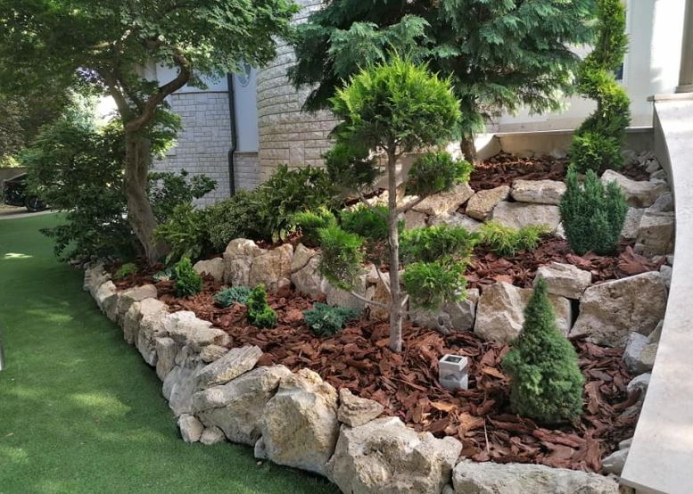 kertépítés, kert, kerti munka