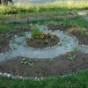 Kör alakú zöldségeskert